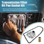 Transmission Filter Oil Pan Gasket Kit for Nissan NV200 Juke (2013–2021) NO. 317281XF02