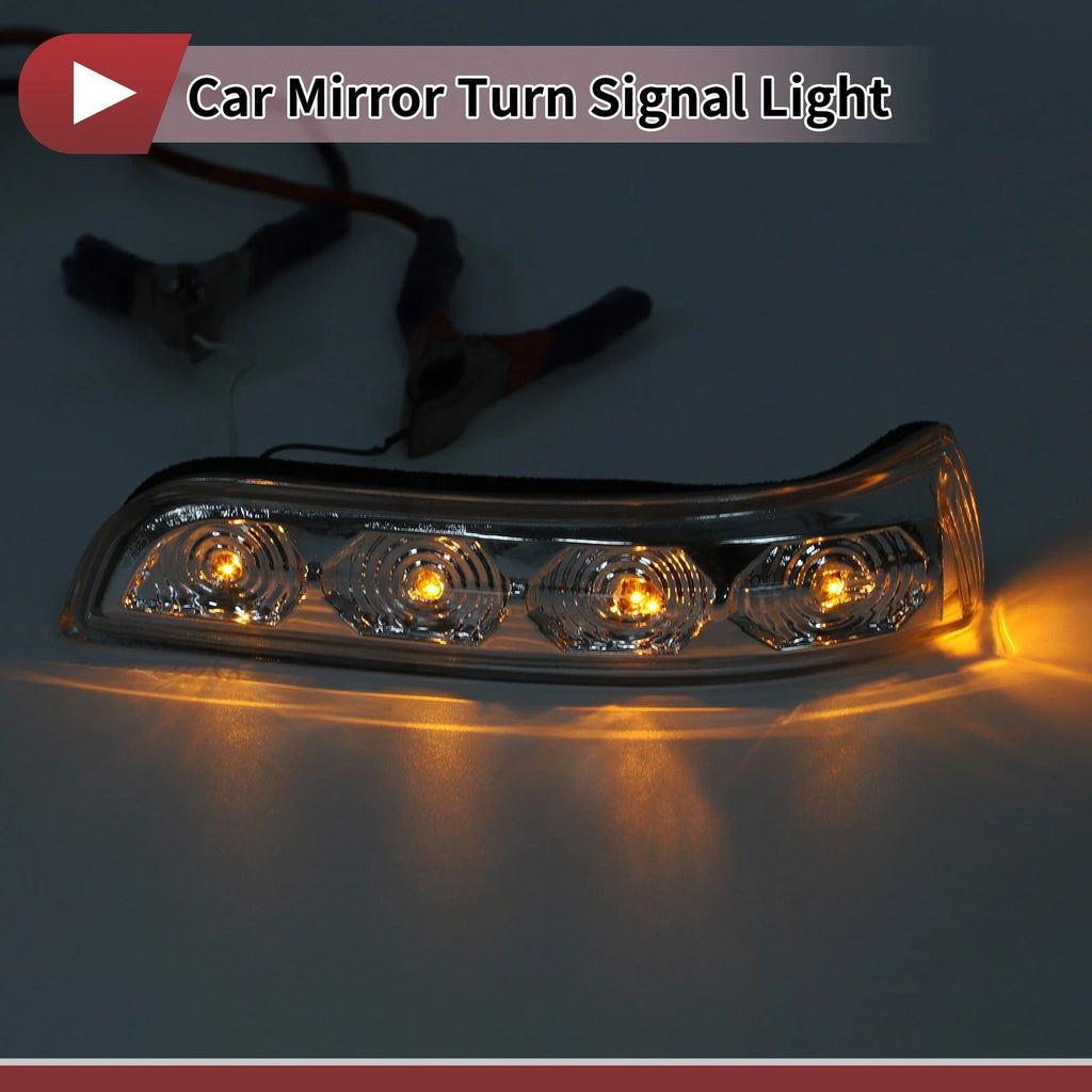 Mirror Turn Signal Light for Hyundai Elantra (No. 876132L600, Left, Gray, Clear)