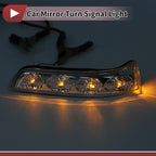 Mirror Turn Signal Light for Hyundai Elantra (No. 876132L600, Left, Gray, Clear)