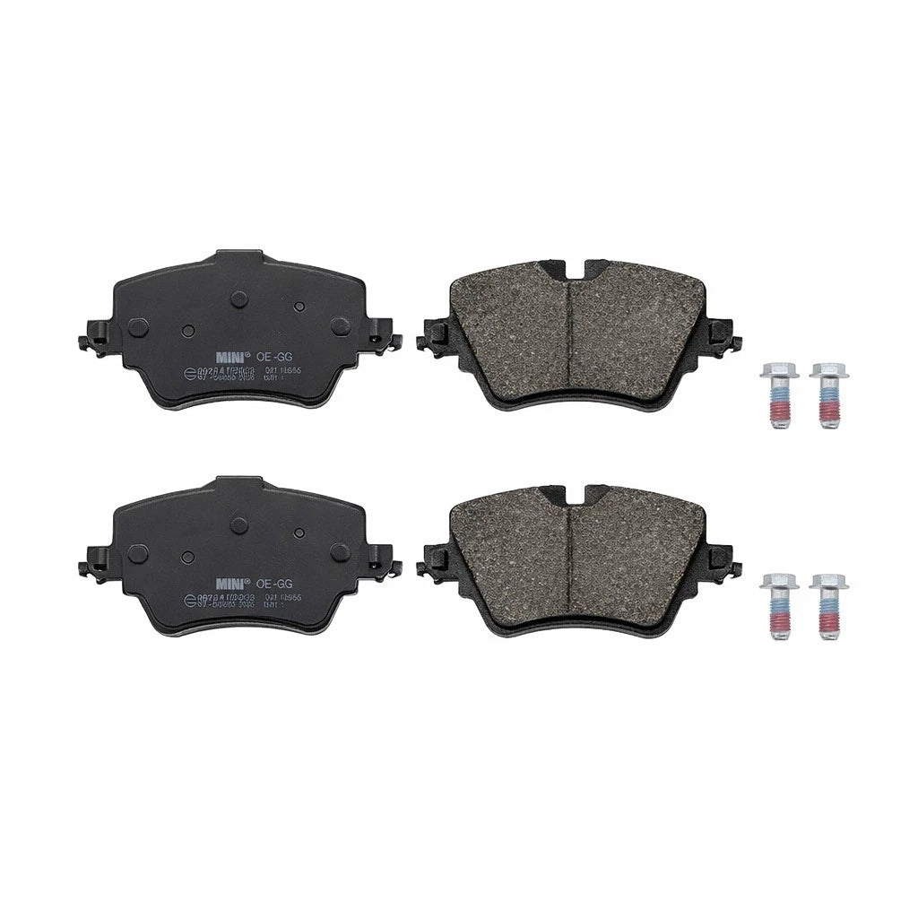 Set of 4 Front Disc Brake Pads for Mini Cooper Clubman, BMW X2 (2018–2023) 34106898307