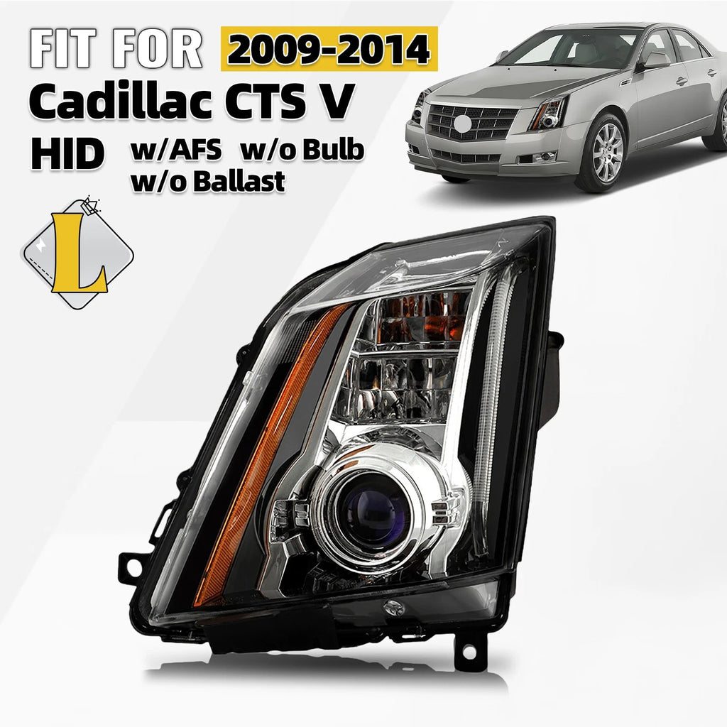 HID/Xenon Headlight for Cadillac CTS V (2009–2014) Left Driver Side