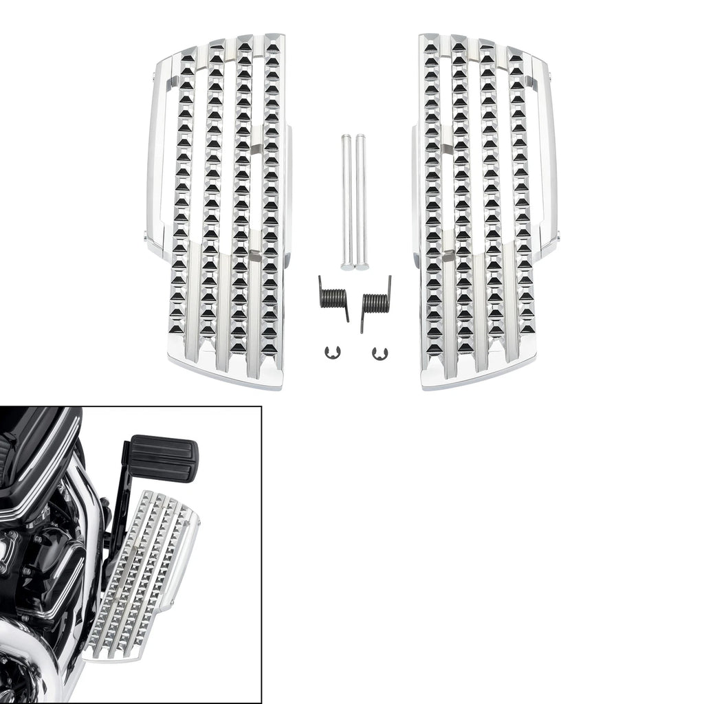 Front Rider Footboard Floorboard for Harley Softail Slim Deluxe Fat Boy (2018–2023)