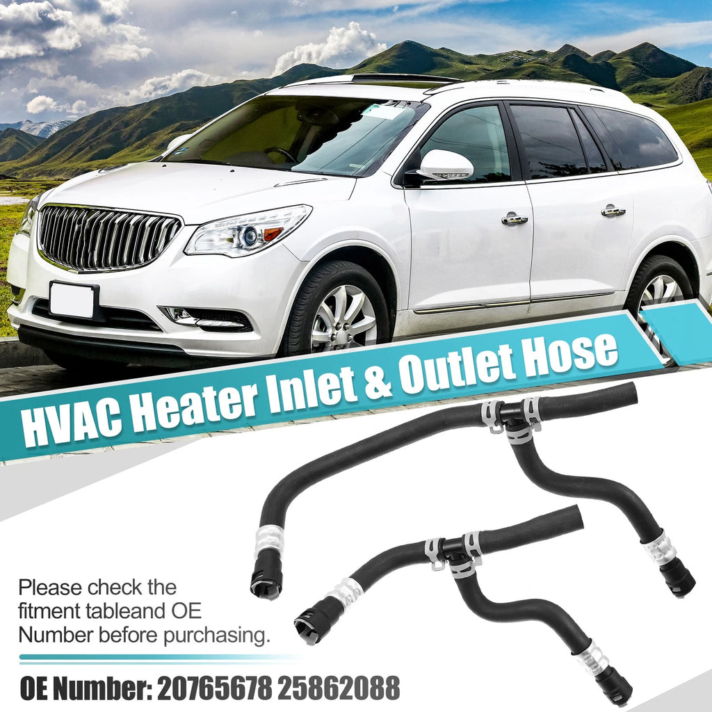 Heater Hose Assembly Set for Chevrolet Traverse, GMC Acadia (2009–2017) 20765678 25862088