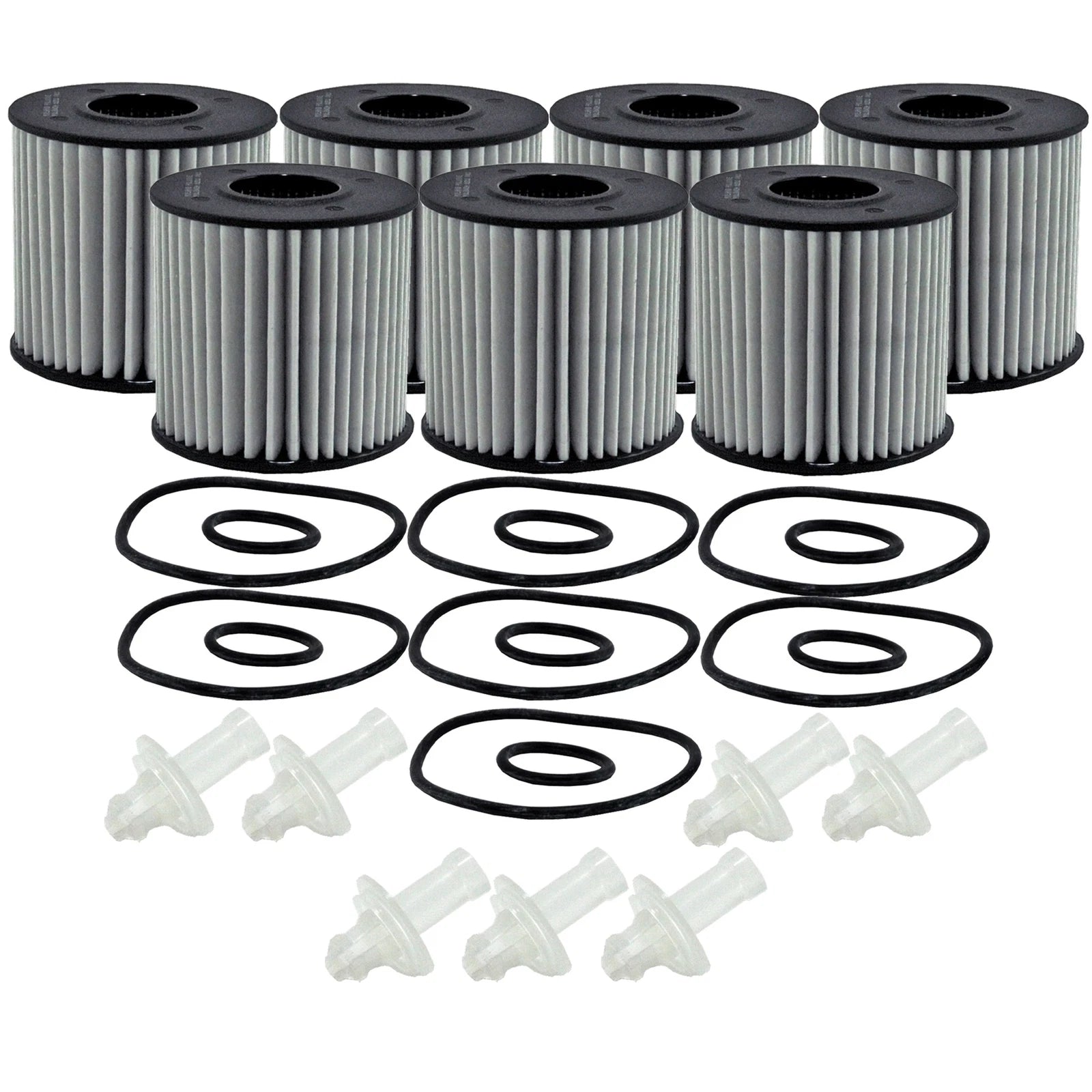 Set of 7 Engine Oil Filters for Lexus Scion Toyota (Wix XP)