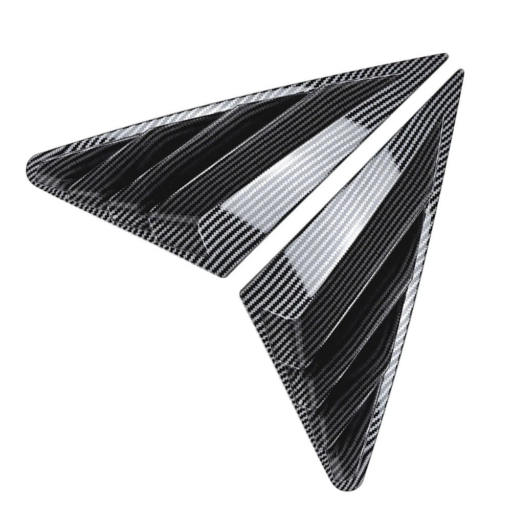Rear Window Louvers for Audi A3 8Y Sedan (2021–2024) Black