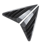 Rear Window Louvers for Audi A3 8Y Sedan (2021–2024) Black
