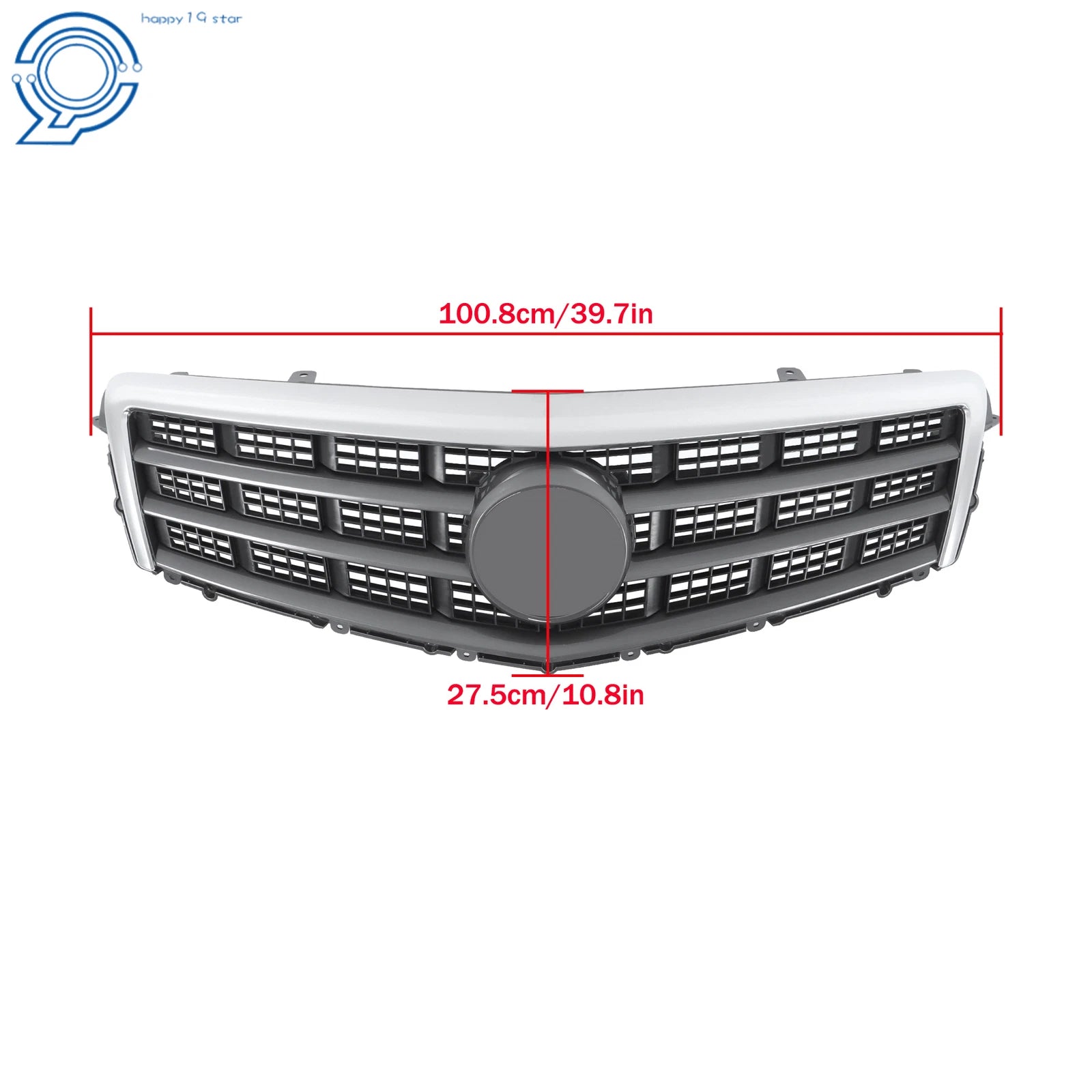 Front Upper Grille with Trim Molding for Cadillac ATS (2013-2014)