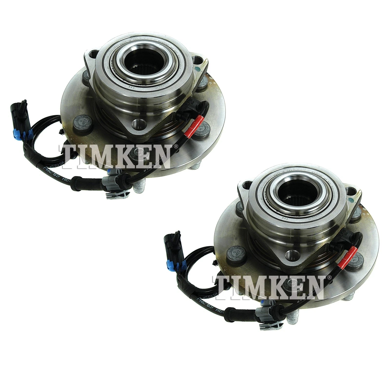 Set of 2 Front Timken Wheel Bearing Hub Assemblies for Chevy GMC (4WD)