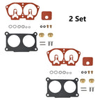 2X Carburetor Carb Kit 6E5-W0093-06-00 for Yamaha Outboard V-4 (N/A)