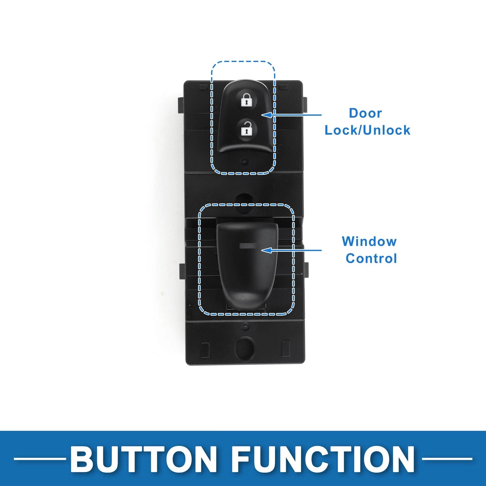 Front Side Power Window Switch for Nissan Altima Pathfinder (2002–2012) No. 254113TA1A