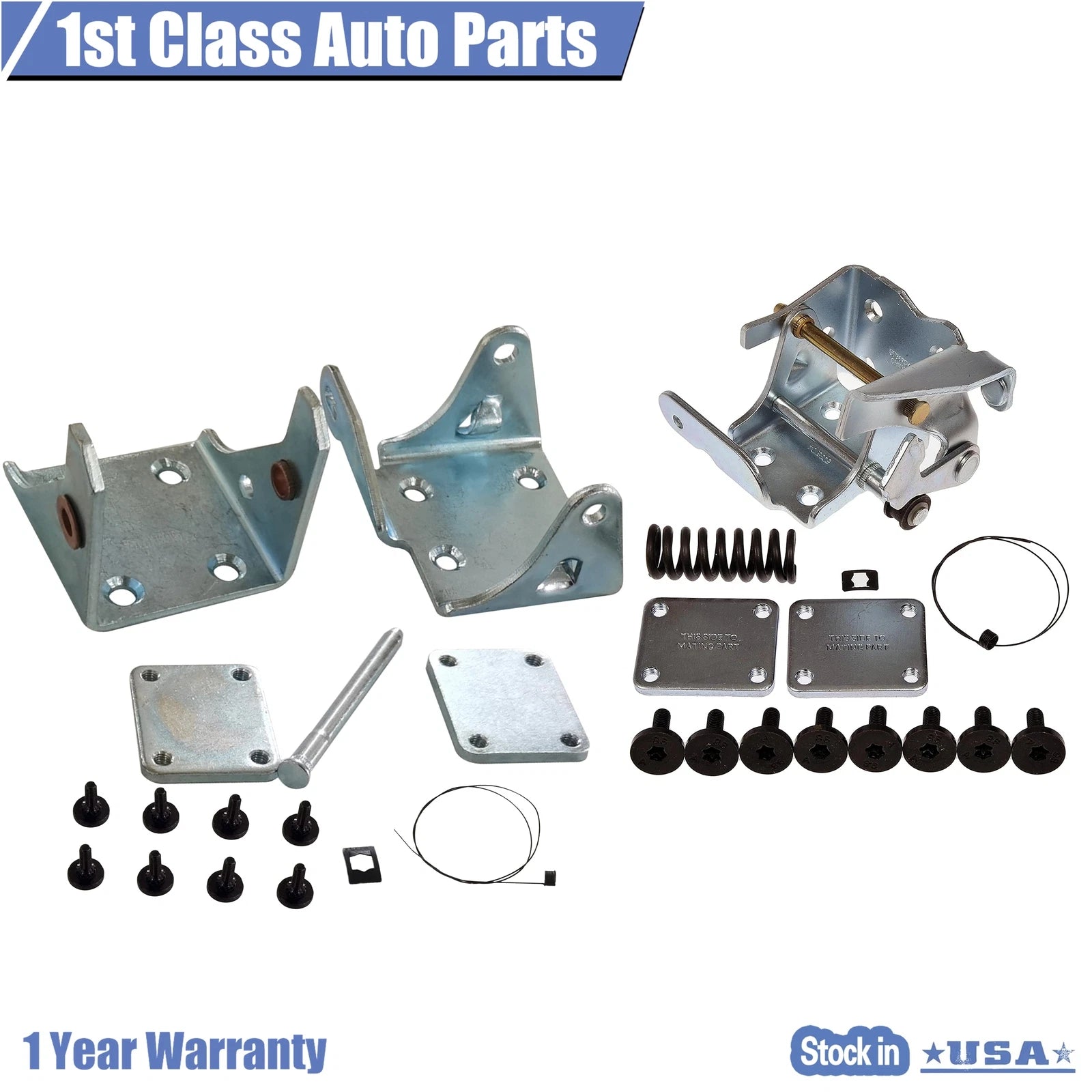 Front Upper Lower Door Hinge Kit for Chevy Blazer S10 Olds Bravada (1994-2005)