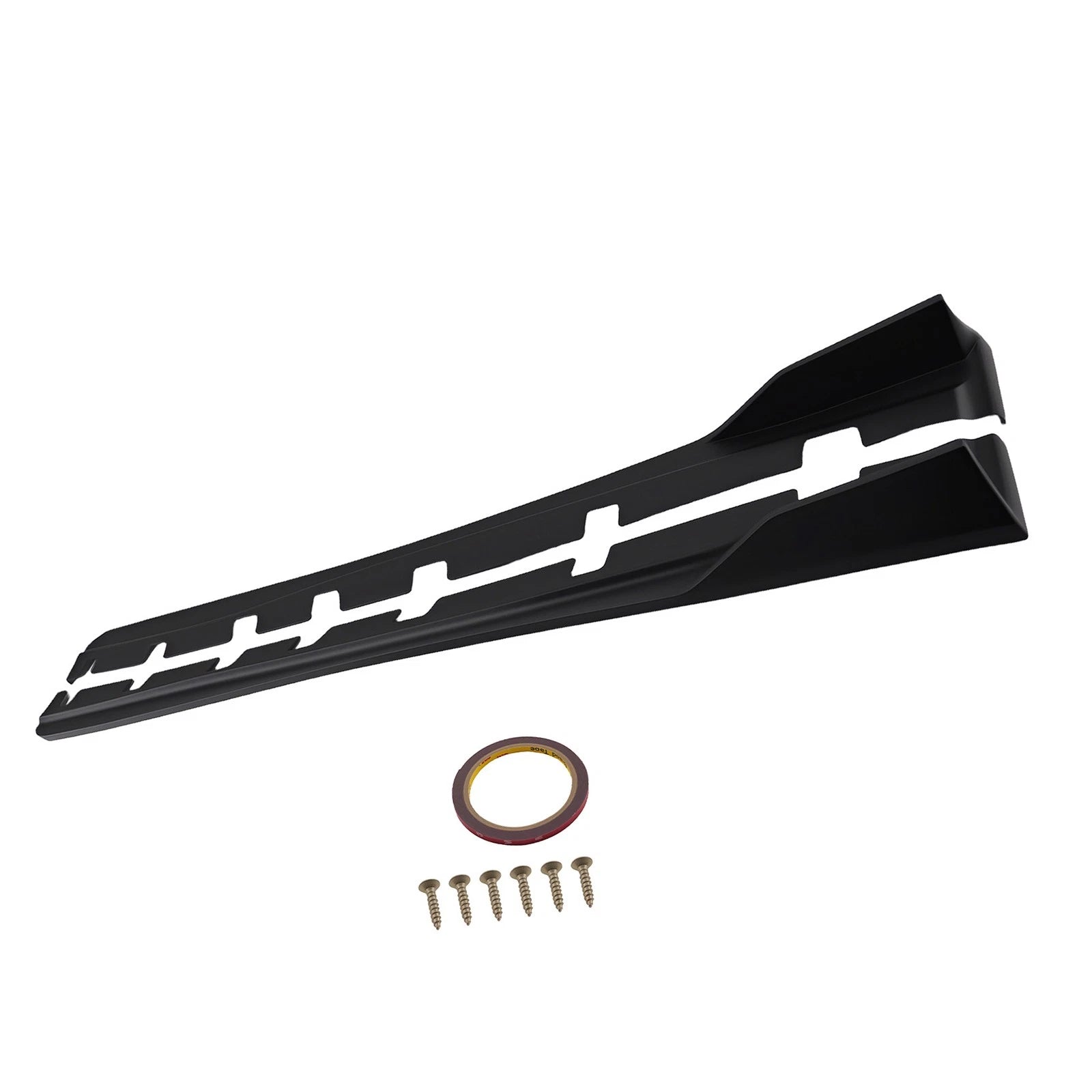 ABS Side Skirt Extension Body Covers for Lexus IS (2014–2020) Matte Black