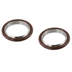 2X Stainless Steel KF40 Vacuum Center Ring for