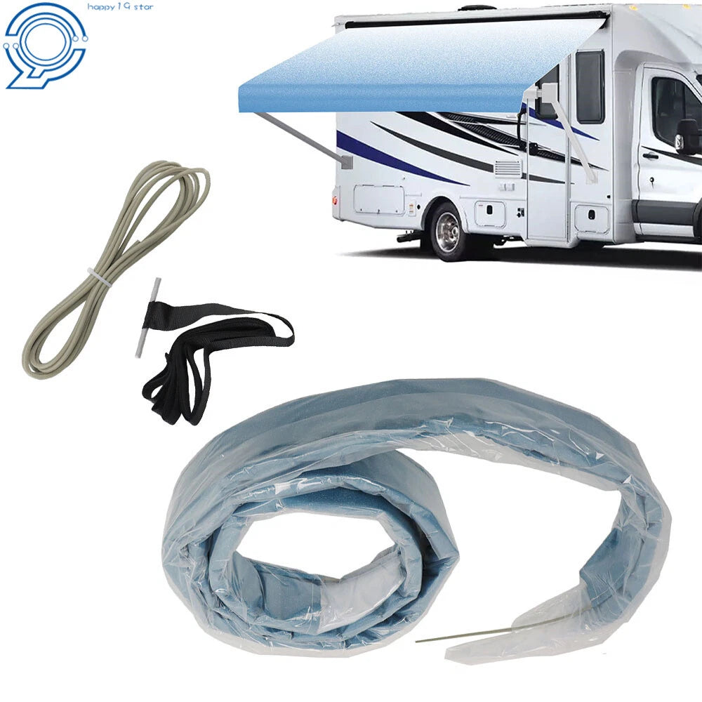 4-Ply Weatherproof Vinyl Awning Fabric for RV (9')