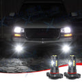 LED Fog Light Bulbs for GMC Sierra 1500 2500HD 3500HD (2008–2019)