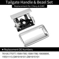 Chrome Tailgate Handle & Bezel Set for GMC C/K 1500 2500 3500 (1988–2000)