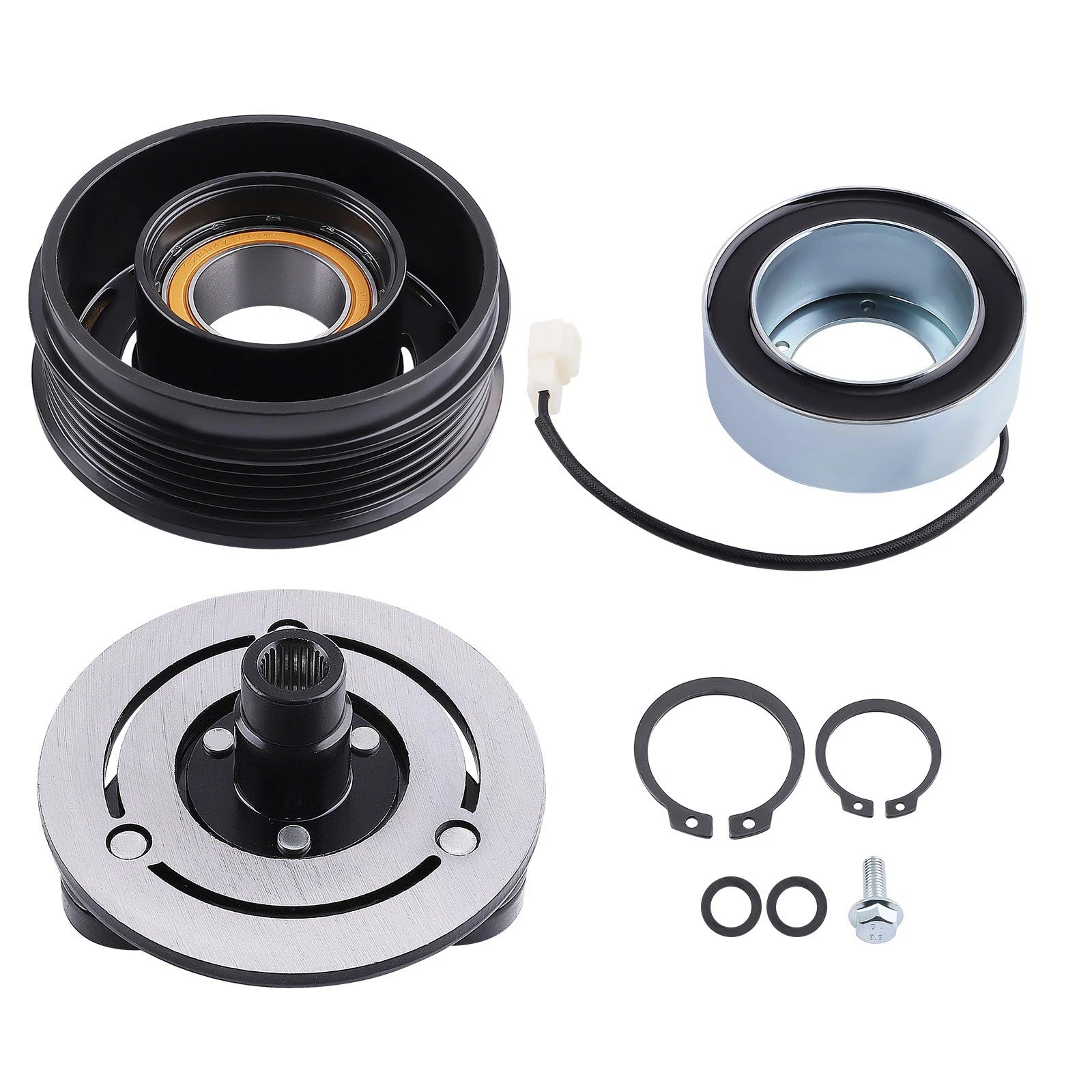 A/C Compressor Clutch Kit Hub Pulley Bearing for Mazda 5 (2006–2010) 2021946