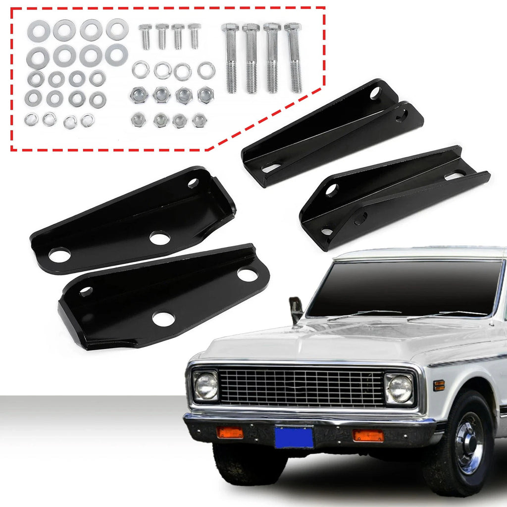 Rear Shock Relocation Kit for Chevy C10 C20 GMC Pickup (1963–1972)