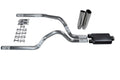 Dual Exhaust Kit for Dodge Dakota (1997–2005) 2.5" Chrome Tips