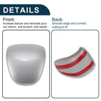 Gear Shift Knob Cover Sticker for Kia Forte Sorento Carens Seltos (2010–2023) Silver Tone