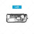 Fog Light Set of 2 Black Housing for BMW 3 Series E36 (1992–1998)