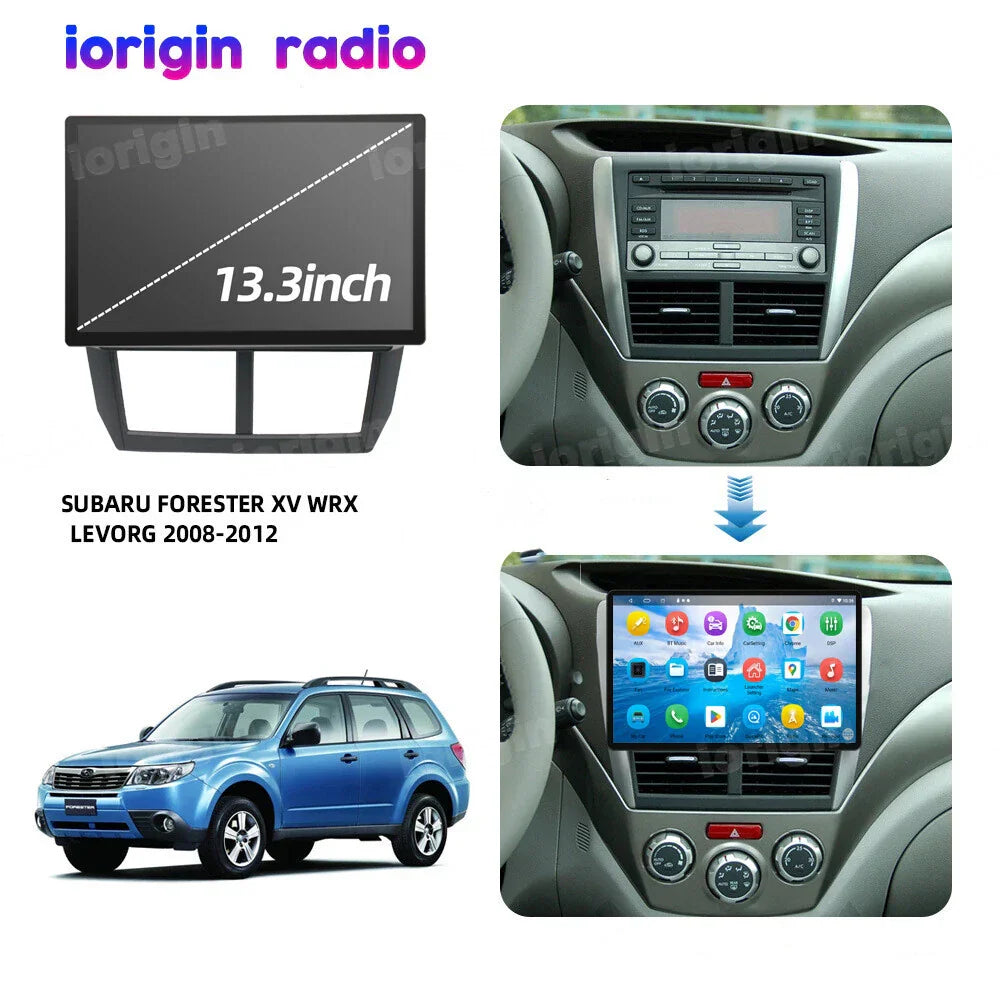 13'' Head Unit Radio for Subaru Forester (2008-2012) - Apple CarPlay, Android Auto