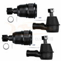 Set of 4 Front Suspension Lower Ball Joints Outer Tie Rods for Honda Element (2003–2006)