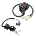Handlebar Start Stop Switch & Ignition Key Switch for Yamaha Big Bear 400 (2007–2008)
