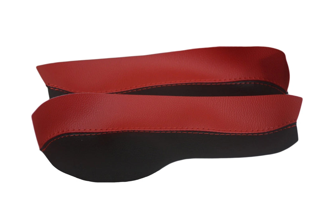 Front Door Armrest Cover for Honda Civic (2016–2020) Black & Red