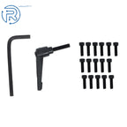 Set of 2 Linear Bearings with 4 Carriage Blocks for Automotive Applications