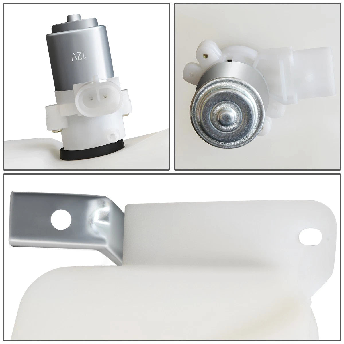 Windshield Washer Fluid Reservoir Tank Bottle w/ Pump for Jeep Wrangler (1997–2002)