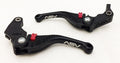 ASV F3 Black Shorty Folding Brake Clutch Levers for Ducati (Pair)