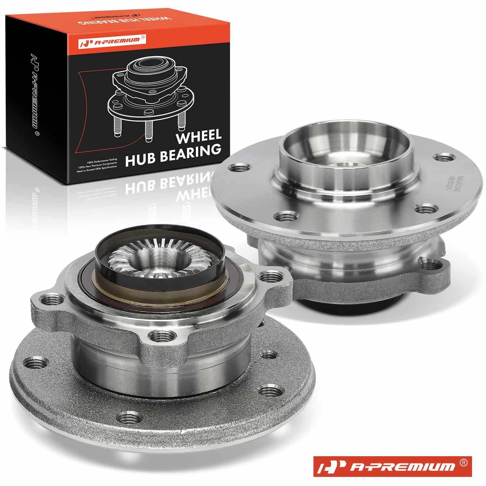 2X Front Wheel Hub & Bearing Assembly for BMW X1 (2012–2015)