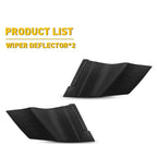 2X Windshield Wiper Side Cowl Cover Trim for Toyota Yaris (2006–2010)