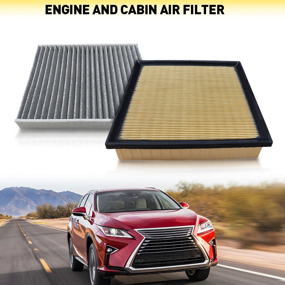 Engine & Cabin Air Filter for Lexus RX350 (2016–2022), RX350L (2018–2022)
