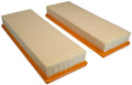 Set of 2 Mahle Air Filters LX804S for Mercedes W203 W209 W211 W215 W219 X164