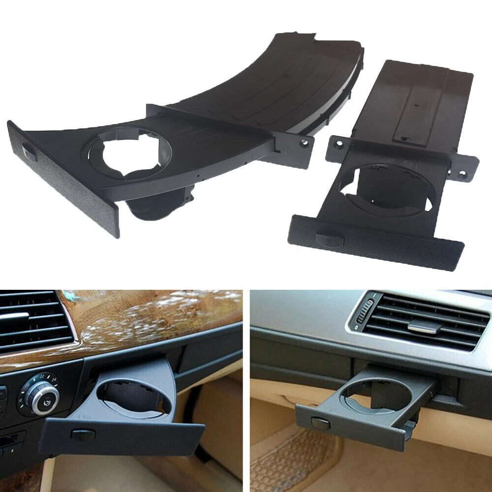 Set of 2 Cup Holders for BMW 5-Series E60 E61 (2004â2010)