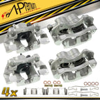 Set of 4 Brake Calipers with Bracket for Jeep Grand Cherokee (1999–2004)