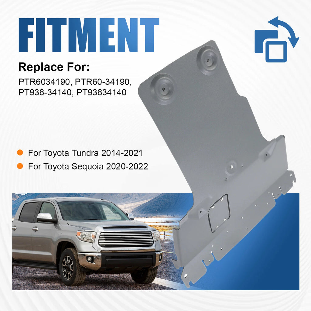 Skid Plate for Toyota Tundra/Sequoia (2014–2022) Aluminum Front Lower Guard