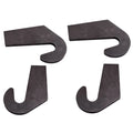 4x Mounting Brackets for Pin Type Loader Pallet Forks Weld-On