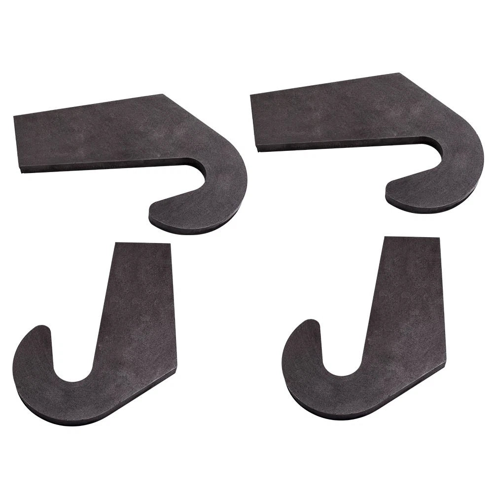 4x Mounting Brackets for Pin Type Loader Pallet Forks Weld-On