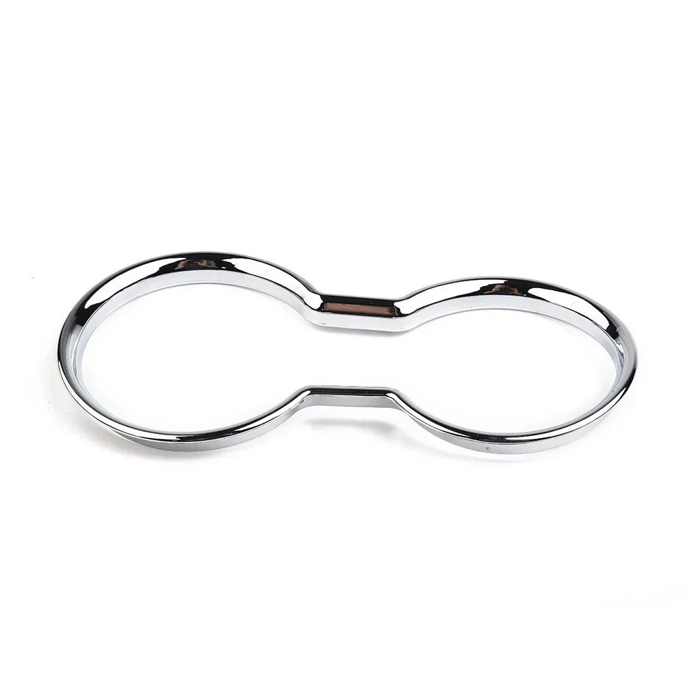 Cup Holder Trim Silver Water for Center-Chrome Console (2011–2018)
