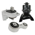Set of 3 Motor & Trans Mounts for Ford Fusion Mercury Milan (2006–2009)