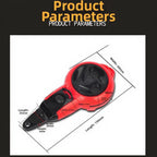Snap-Line with Collapsible Metal Handle for Universal Use