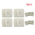 6 x Seat Rail Runner Slider Guide Clip Glide Piece for Replaces