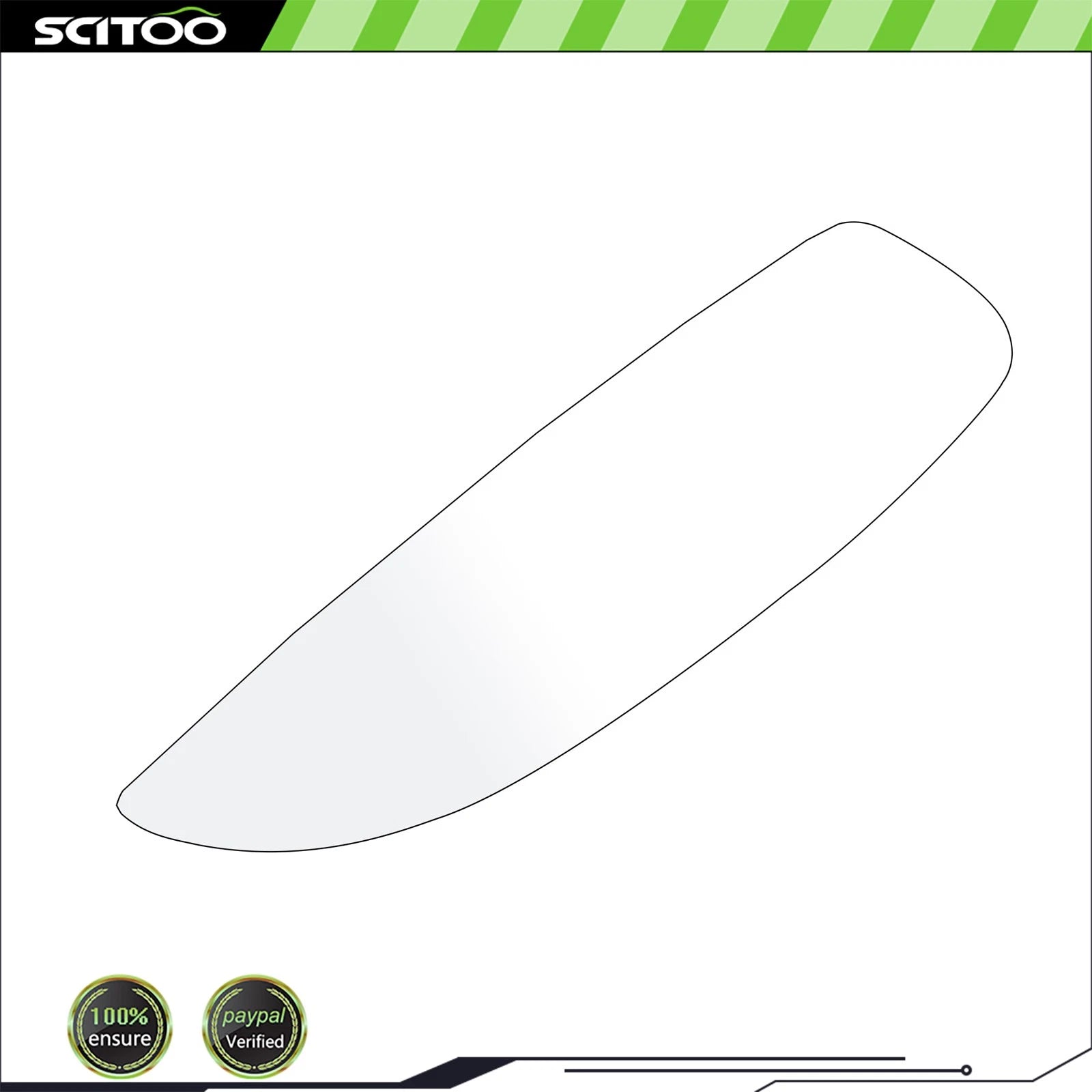 Lower Towing Mirror Glass for Ford E-150 E-250 E-350 E-450 (Driver Left Side)