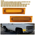 Amber LED Front Side Marker Light for Chevrolet K5 Blazer C10 Suburban GMC (1981–1991)