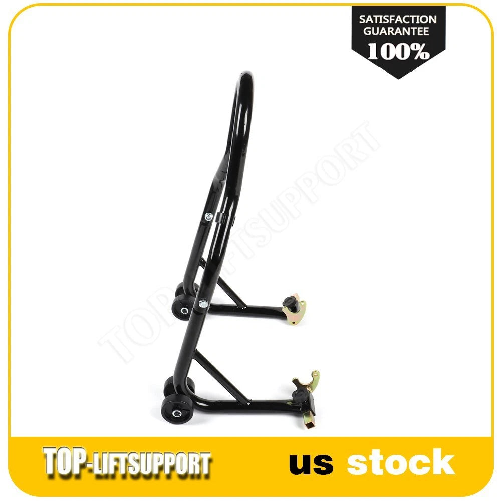 Rear Stand for Motorcycle Bike - Black