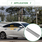 Set of 4 Weatherstrip Window Seals No.72450TVAA01/72950TVAA01 for Honda Accord (2018–2020)