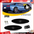 Set of 2 Smoked Rear Side Marker Light Housing for Chevy Corvette C5 (1997–2004)